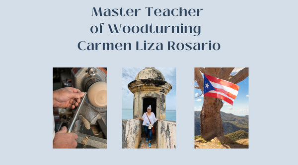 Master Teacher of Woodturning  Carmen Liza Rosario