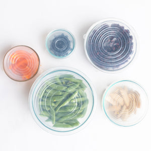 Silicon reusable stretch lids