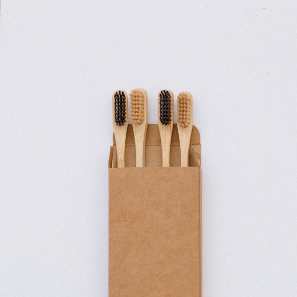 Bamboo Toothbrush - Set of 4