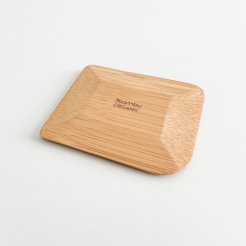 Bamboo scraper great for baking and cleaning. A kitchen must-have.