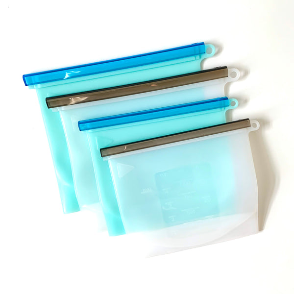 Silicone Storage Bags - Set of 4