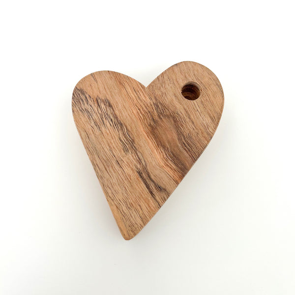 Handmade Wooden Heart Plant Holder