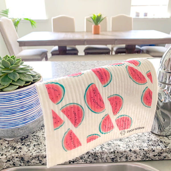 Watermelon Swedish Dishcloths - Set of 6